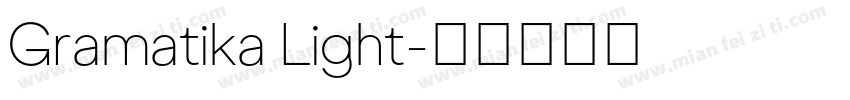 Gramatika Light字体转换